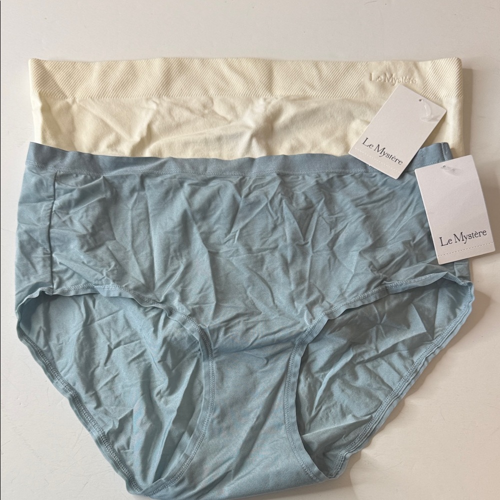 Le Mystere Assortment of Panties 2 Pairs. Size Large